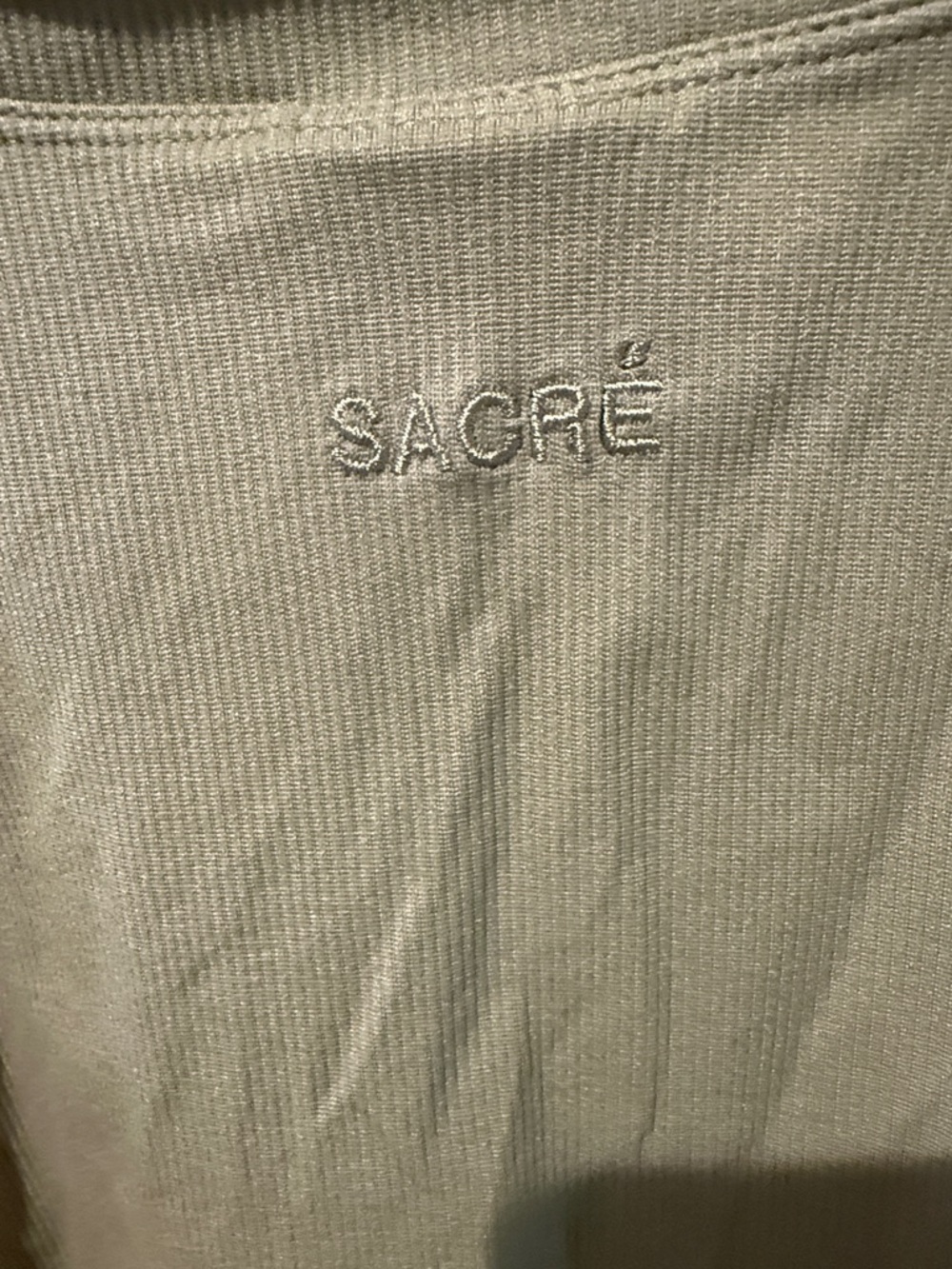Neutral Ribbed Full-Zip Jacket - Picture 4 of 5